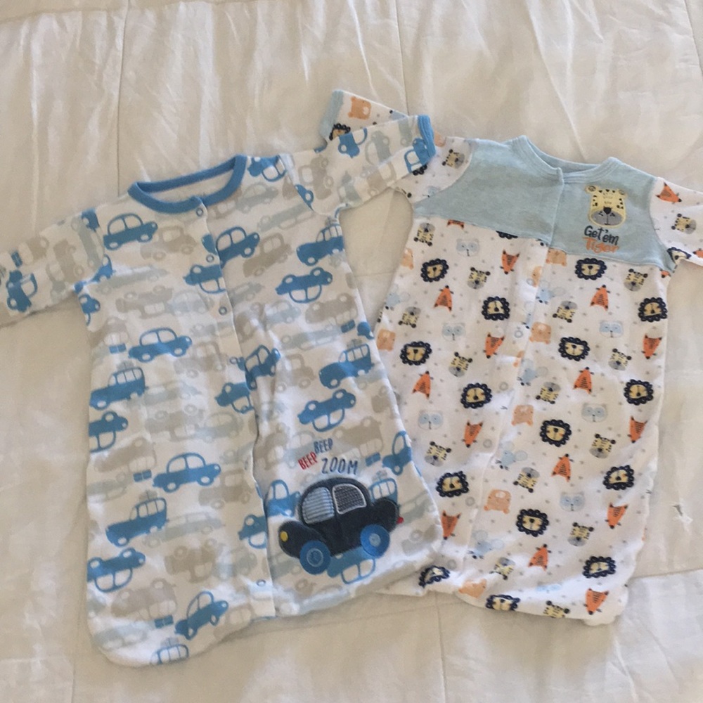 Rene Rofe Baby Sleep Sacks/PJs Sz Infant 0-6months